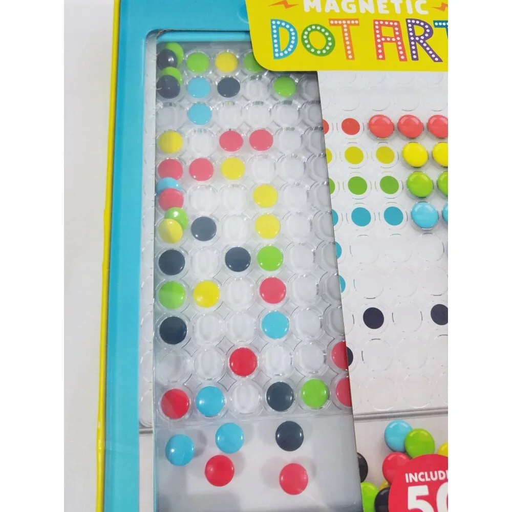 Magnetic Dot Art By Chuckle & Roar 50 Activities on 25 cards Sealed New Ages 3+